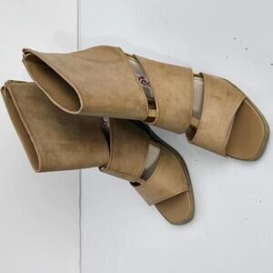 968 2 Lips too Size 10M Open Toe Wedge Women Heels